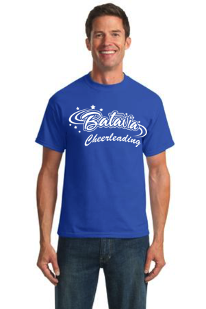 (16) - PC55 - Batavia Cheer T-Shirt - Royal - bisonlogo.com