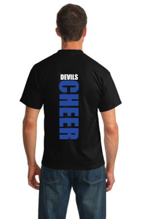 (16) - PC55 - Devils Cheer T-Shirt - Black - bisonlogo.com